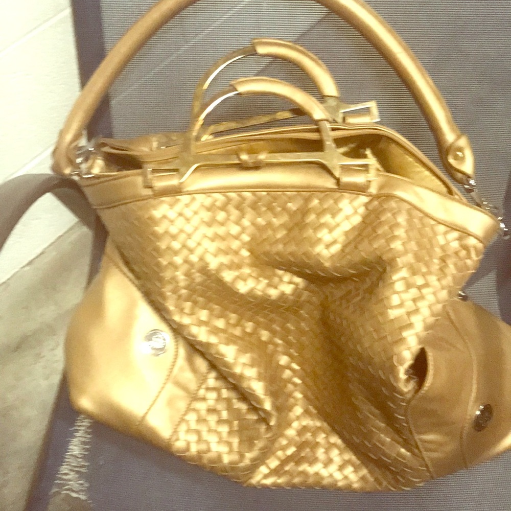 JM Large gold bag